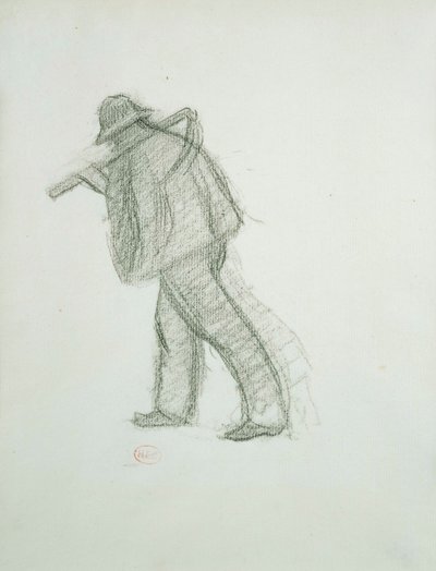 Peasant with Scythe by Henri Edmund Cross